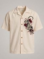 Kurohyou & Higanbana Premium Boxy Fit Shirt (Off White)