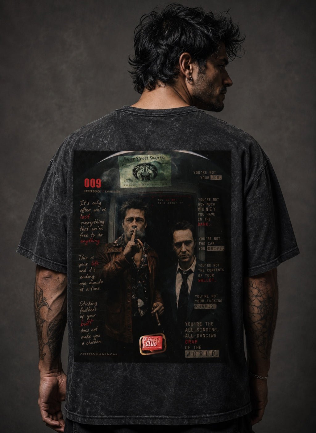 Frequency 009: EXPERIENCE/ EXPRESSION (Acidwash Oversized Tee)