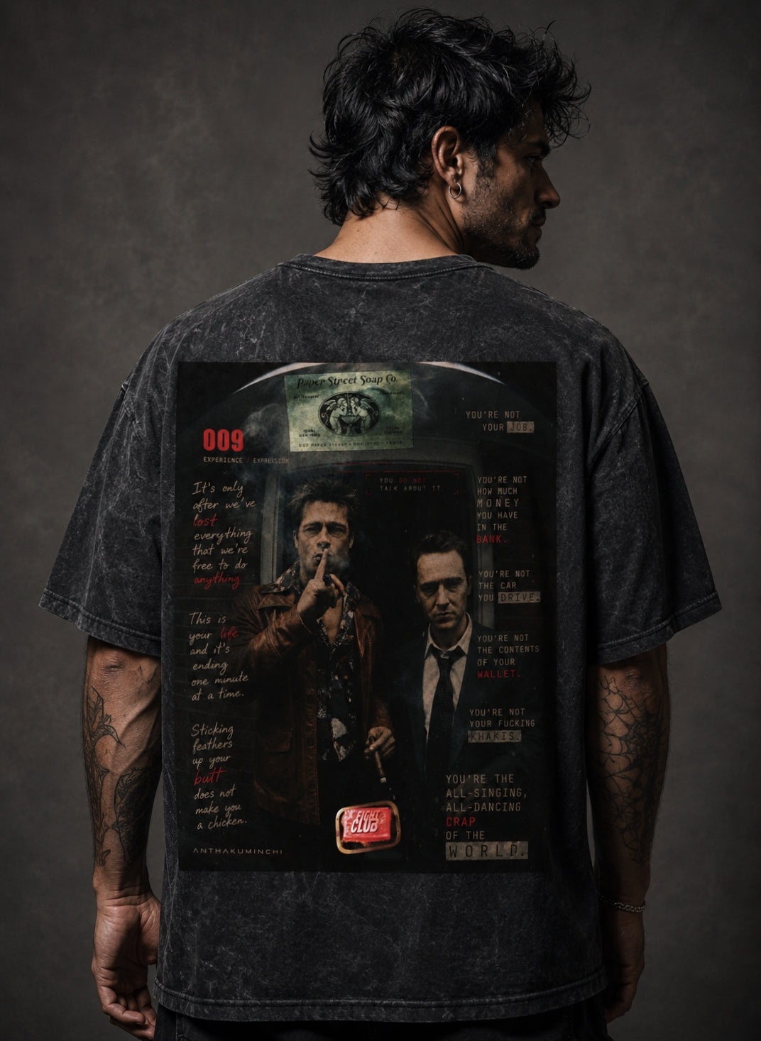 Frequency 009: EXPERIENCE/ EXPRESSION (Acidwash Oversized Tee)