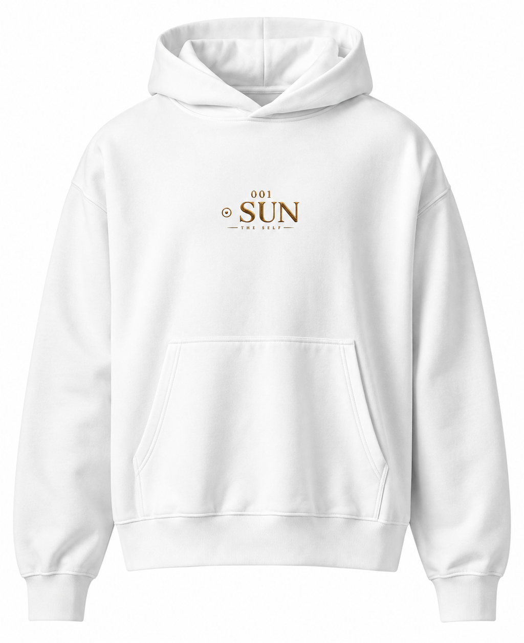 001: Presence | ☉ Sun | Oversized Hoodie (White)
