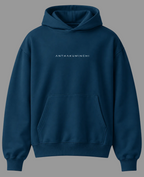 Anthakuminchi Oversized Hoodie (Navy Blue)