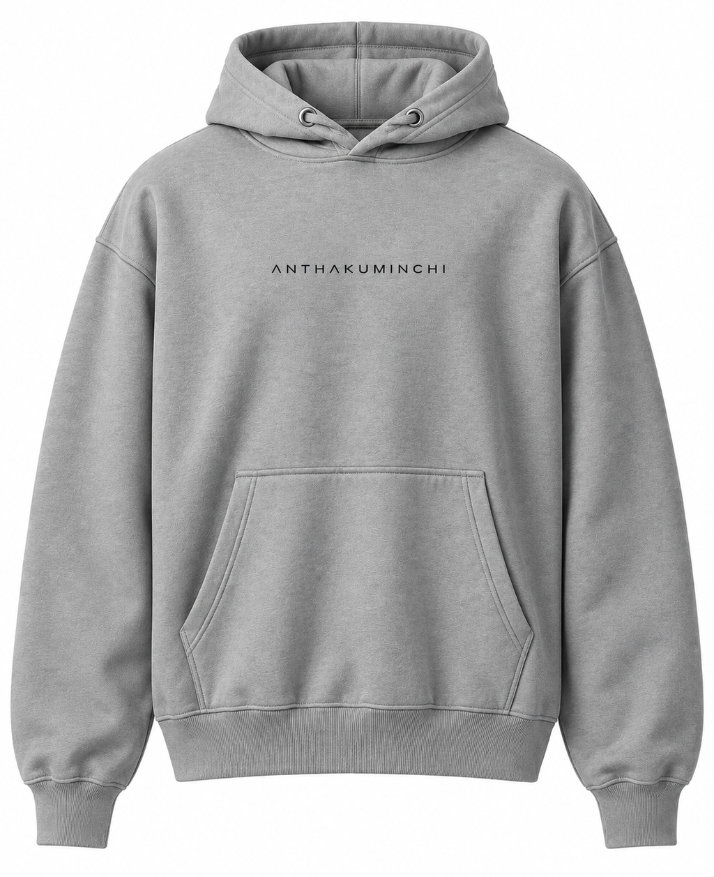 Anthakuminchi Regular Fit Hoodie (Grey)