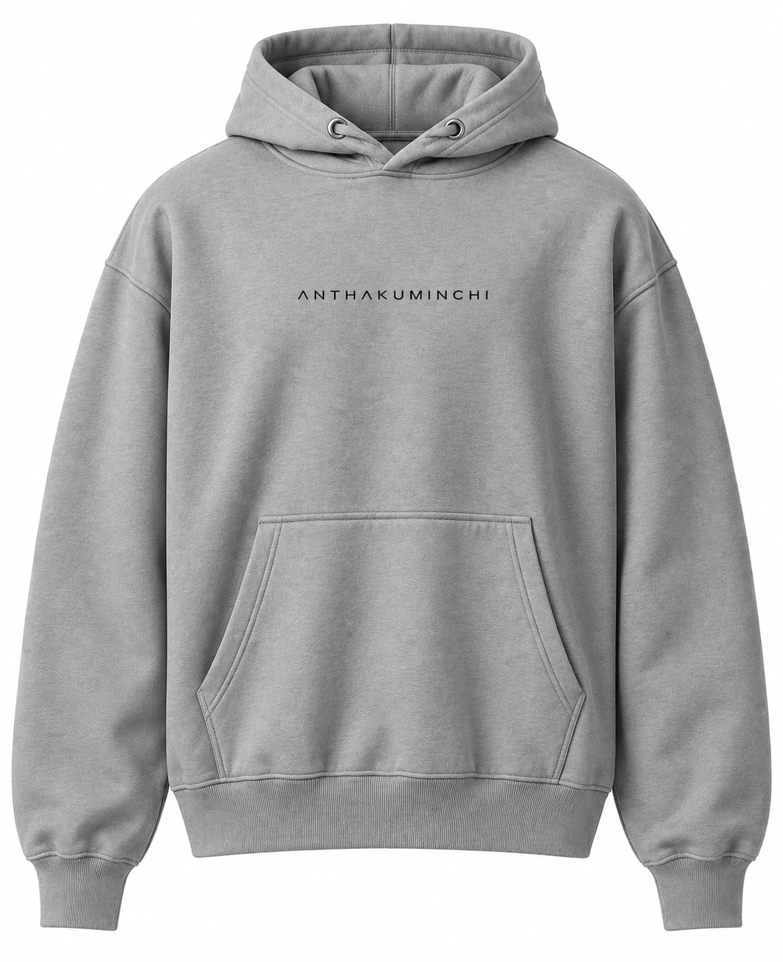 Anthakuminchi Regular Fit Hoodie (Grey)