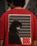 Anthakuminchi's Signature Superstar Graphic Oversized Tee (Red)