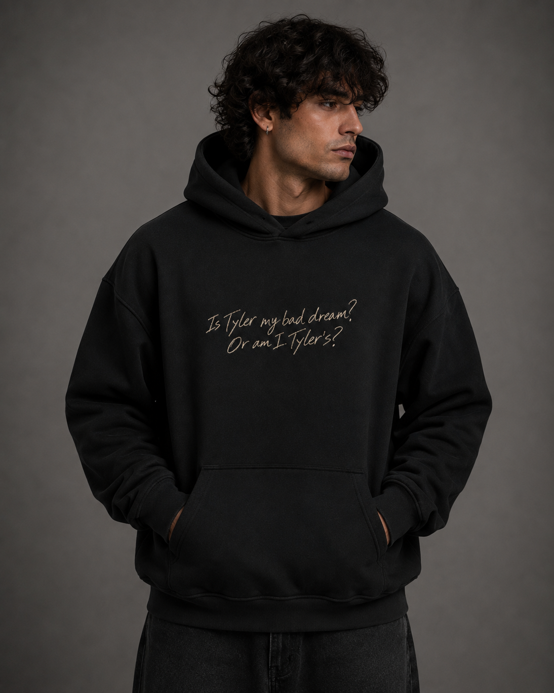 009: Expression | Fight Club | Oversized Hoodie (Black)