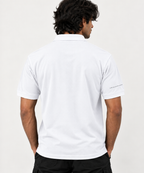 Anthakuminchi Half Sleeve Polo Tee (White)