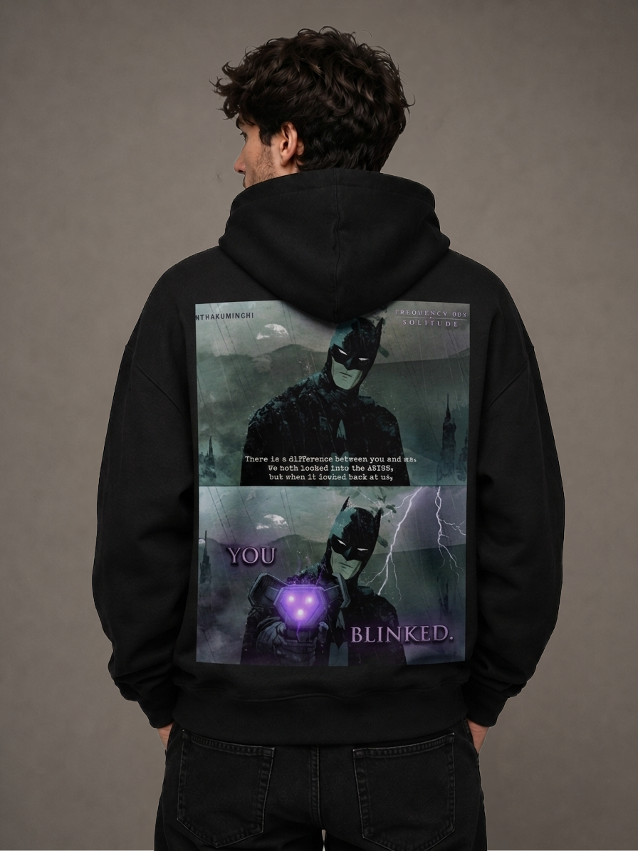005: Solitude | Batman | Oversized Hoodie (Black)