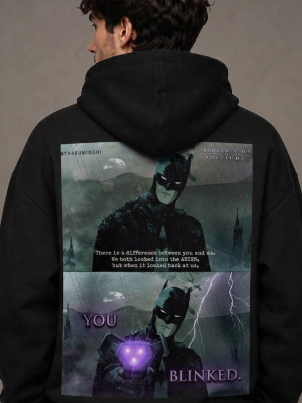 005: Solitude | Batman | Oversized Hoodie (Black)