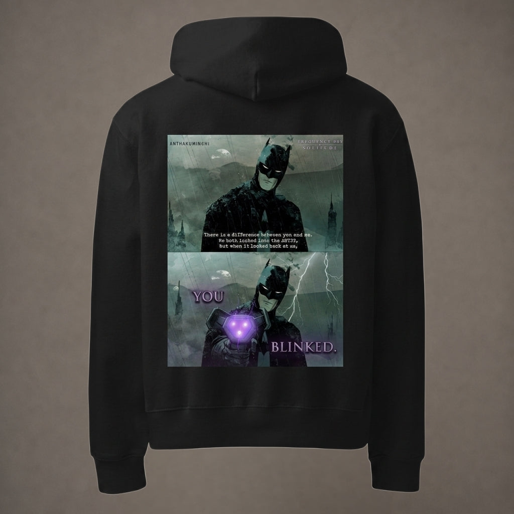 005: Solitude | Batman | Oversized Hoodie (Black)