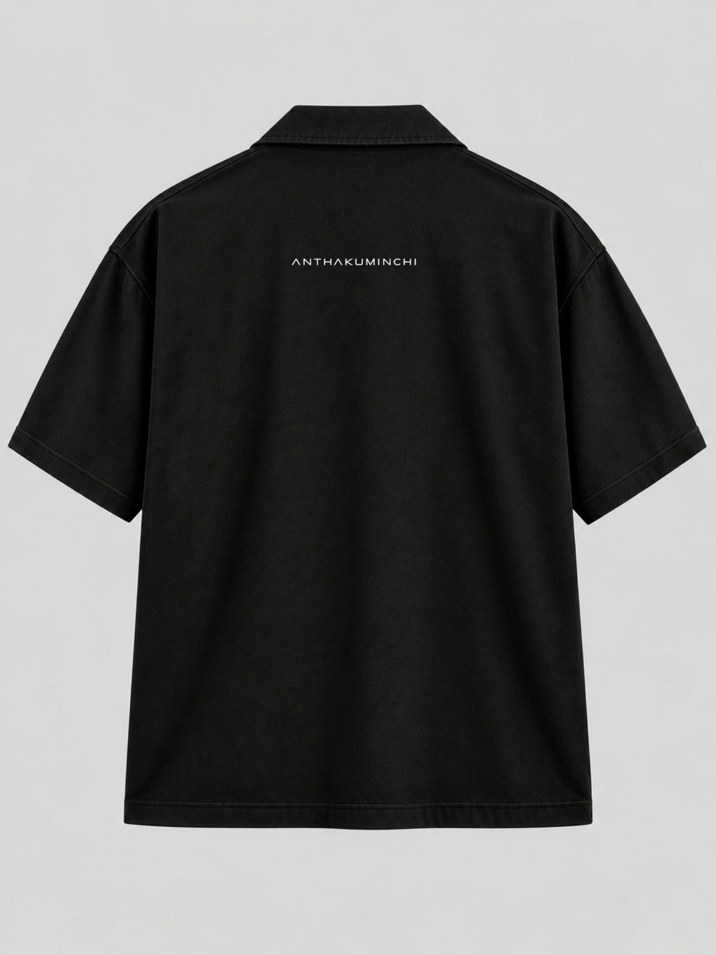 Anthakuminchi Boxy Fit Shirt (Black)
