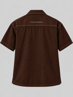 Kurohyou & Higanbana Premium Boxy Fit Shirt (Chocolate Brown)