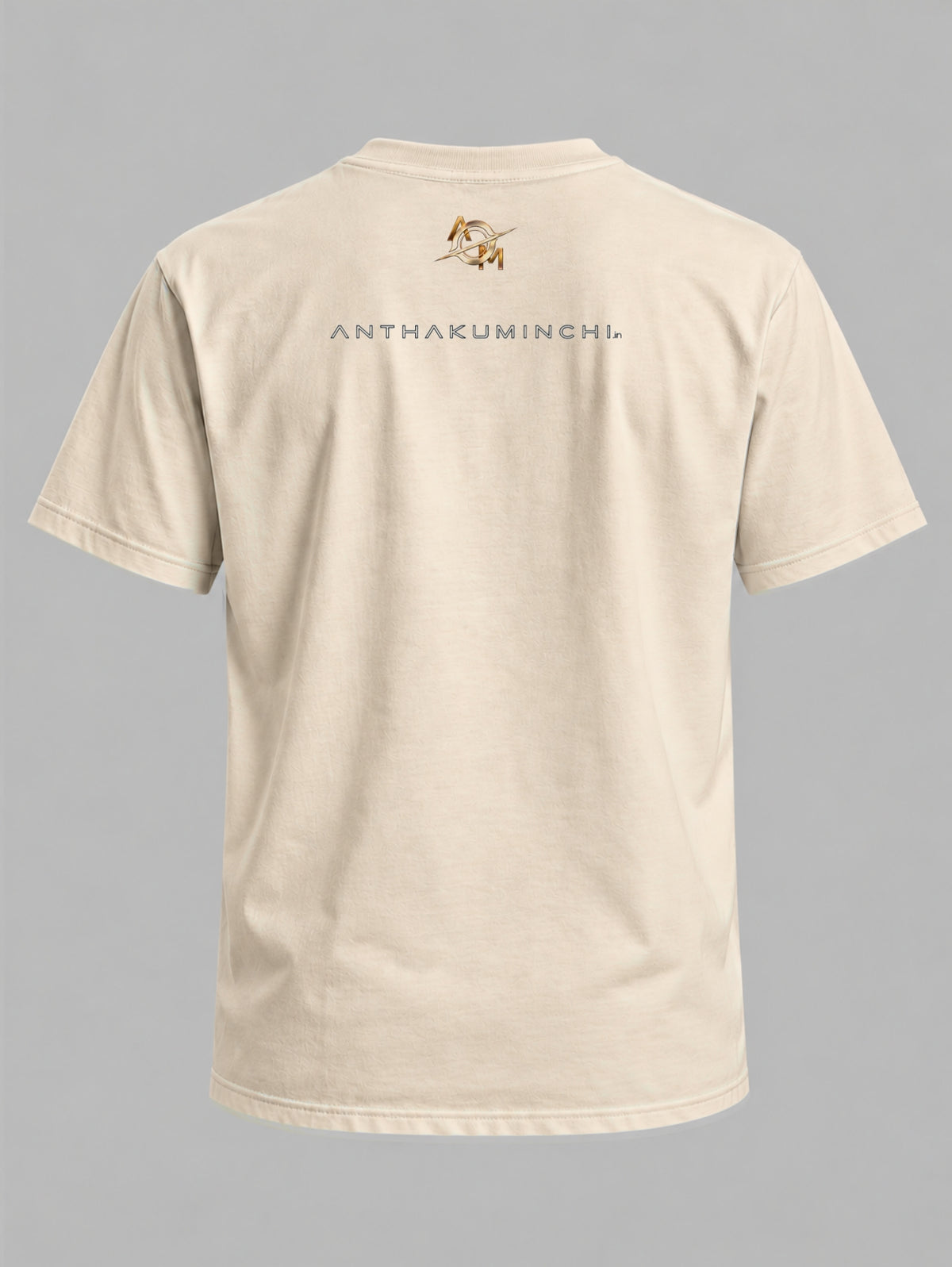 Anthakuminchi Jenasena Regular Fit Tshirt (Beige)