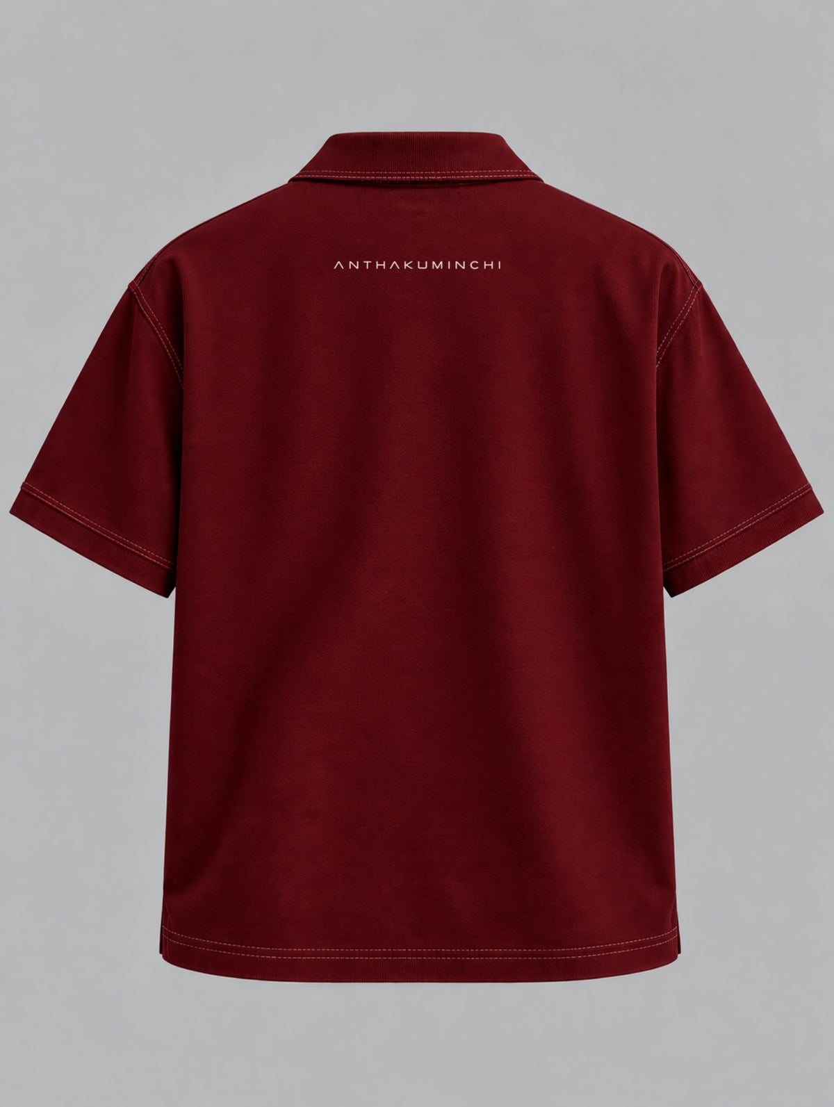 Anthakuminchi Core Polo Tee (Maroon)