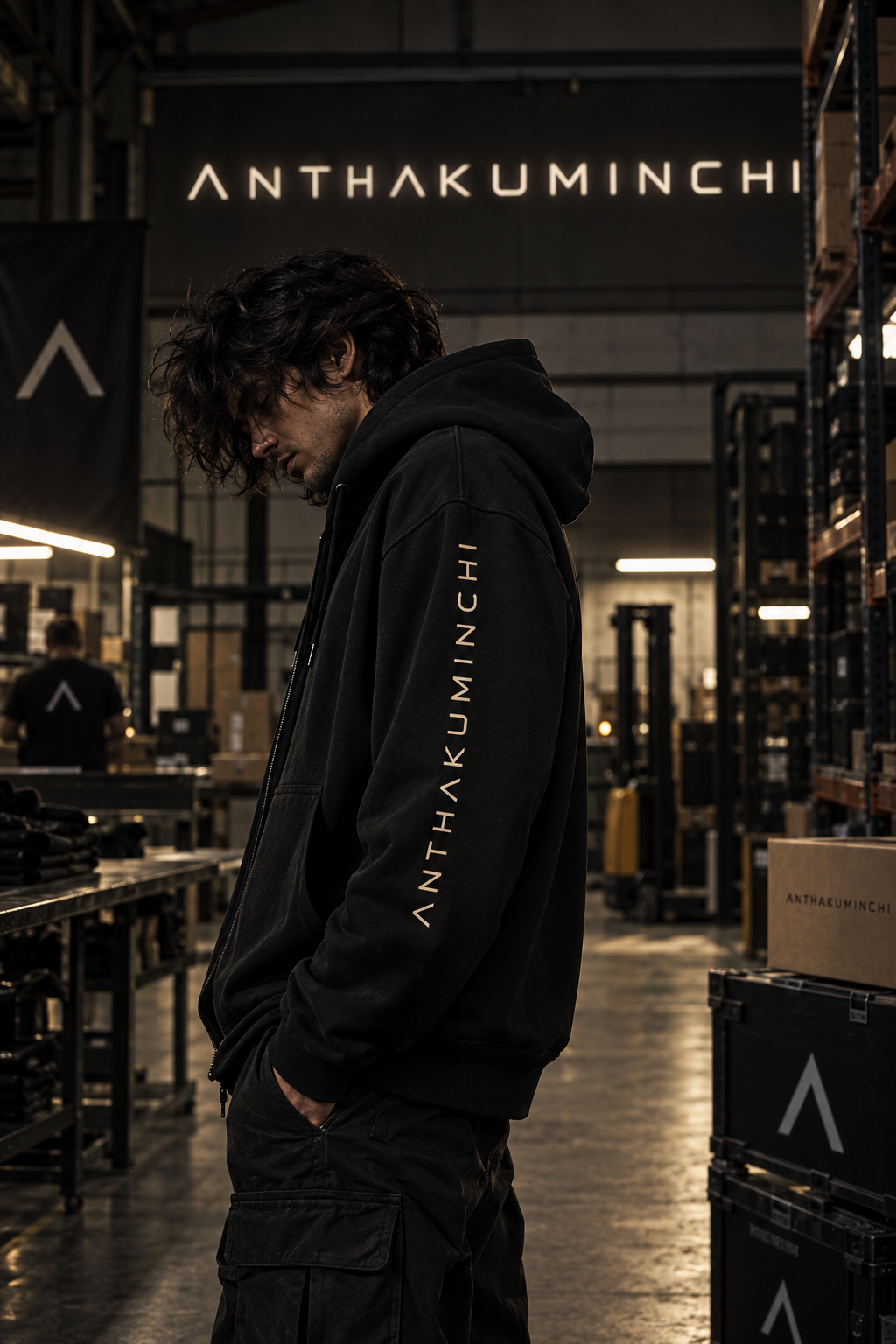 The  Λ N T H Λ K U M I N C H I  Core Zipper Hoodie