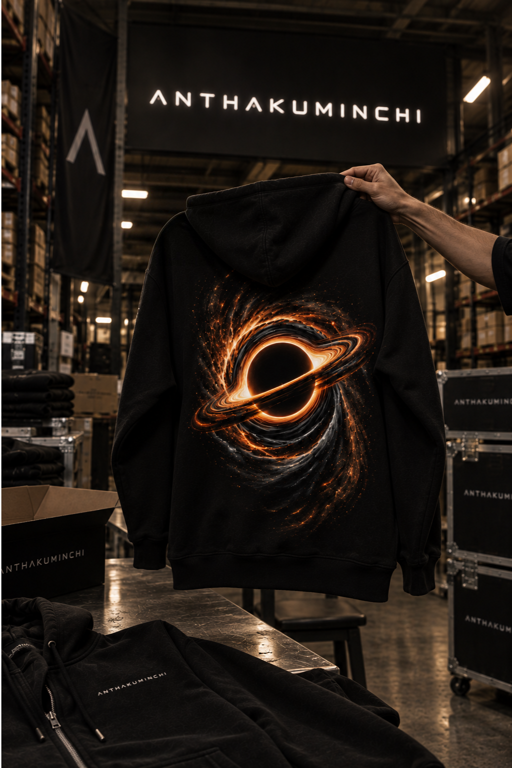 The  Λ N T H Λ K U M I N C H I  Core Zipper Hoodie
