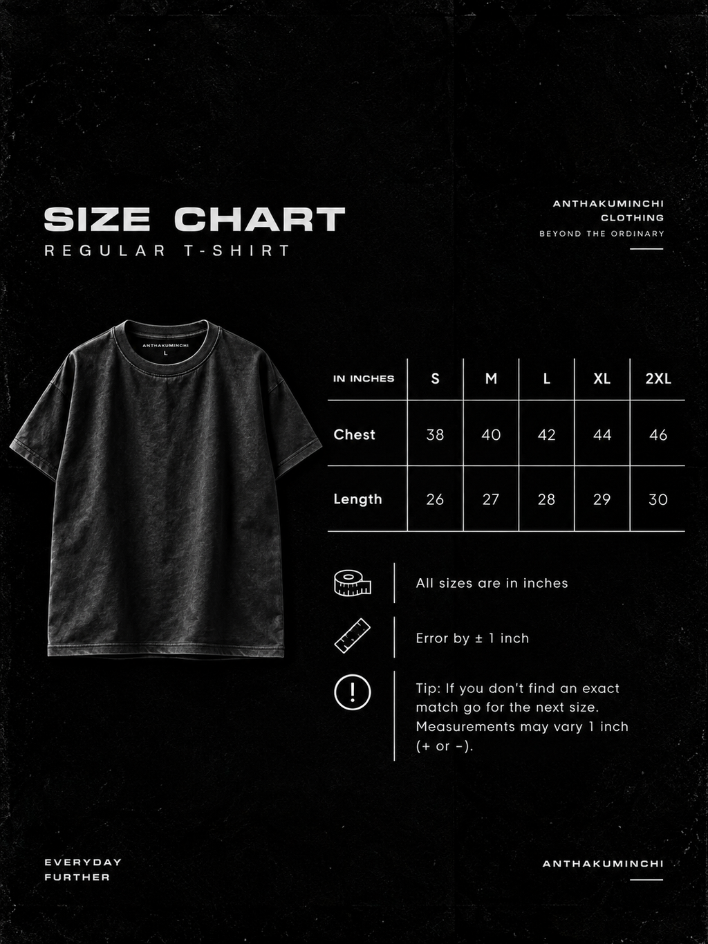 Anthakuminchi Regular Fit Tee (Beige)