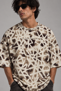 Anthakuminchi Special Acid Wash Oversized Tee (Triangular Fade)