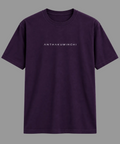 Anthakuminchi Regular Fit Tee (Dark Purple)