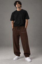 Anthakuminchi Chocolate Brown Sweatpants