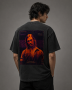 001: Presence | Rust Cohle | Vintage Fade Oversized Tee (True Detective)