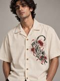 Kurohyou & Higanbana Premium Boxy Fit Shirt (Off White)