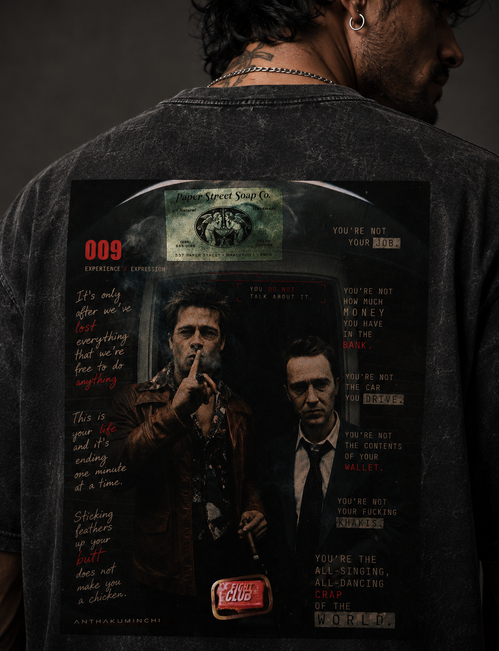 Frequency 009: EXPERIENCE/ EXPRESSION (Acidwash Oversized Tee)