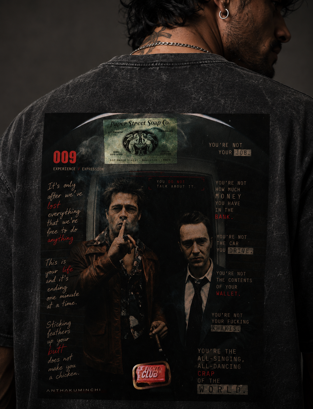 Frequency 009: EXPERIENCE/ EXPRESSION (Acidwash Oversized Tee)