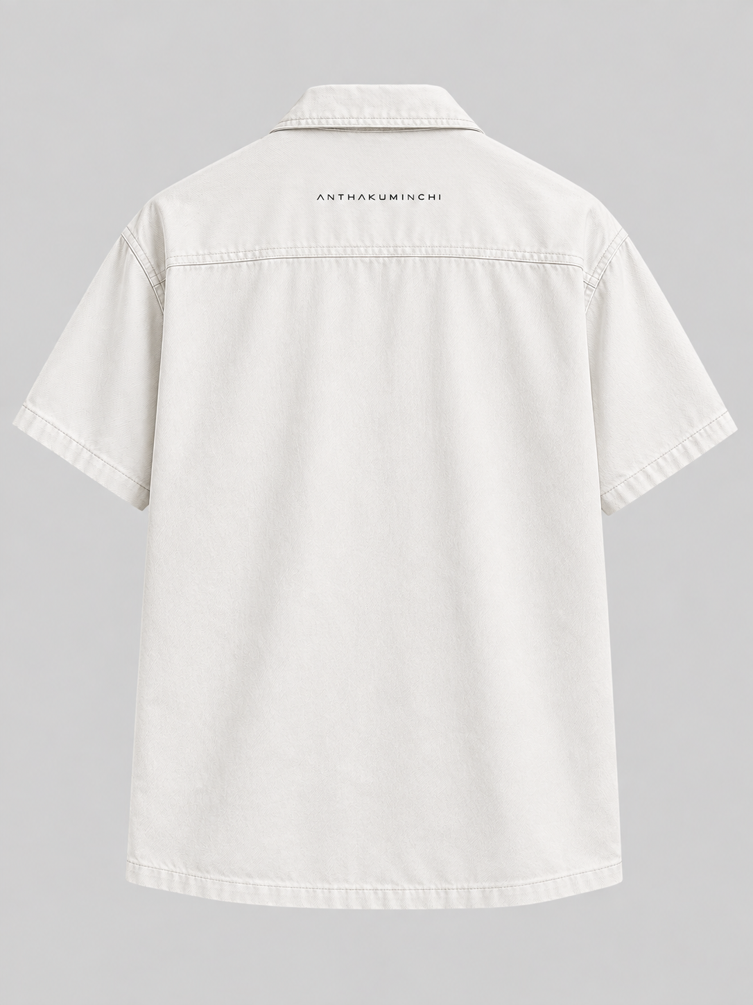 Anthakuminchi Boxy Fit Shirt (White)