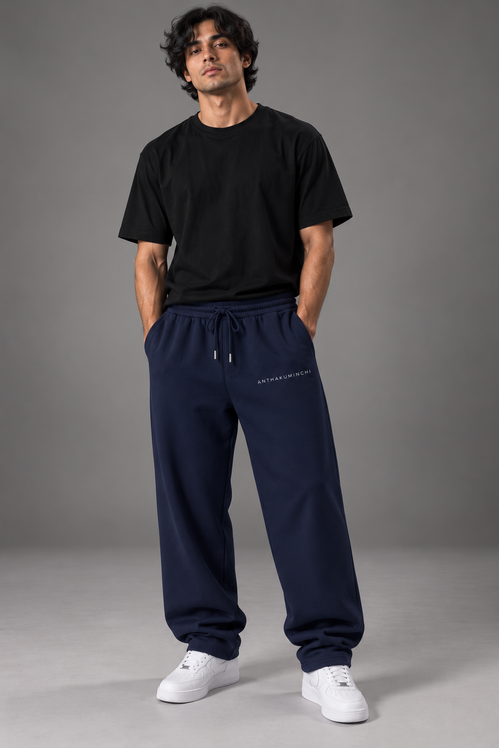 Anthakuminchi Pearl Blue Sweatpants