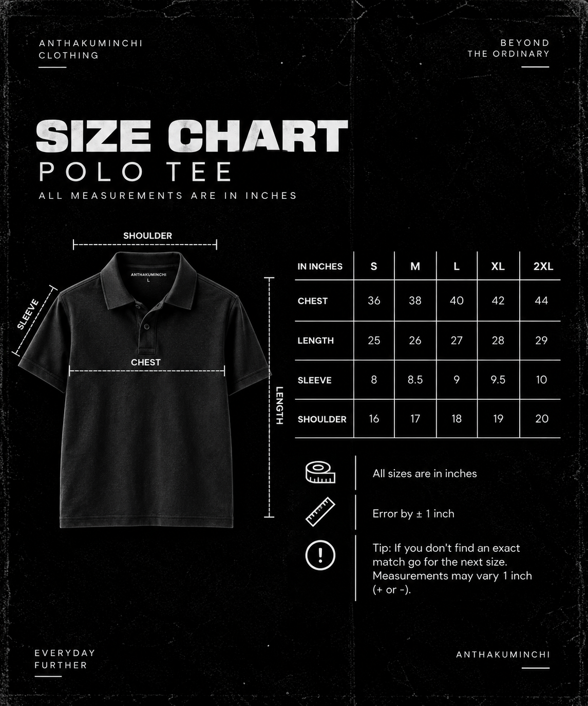 Anthakuminchi Core Polo Tee (Maroon)
