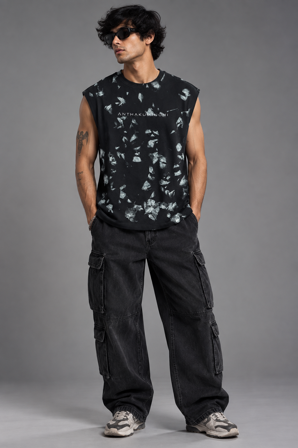 Anthakuminchi Special Acid Wash Tank Top (Splatter Wash)