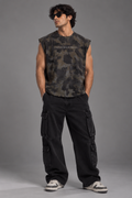 Anthakuminchi Special Acid Wash Tank Top (Camo Fade)