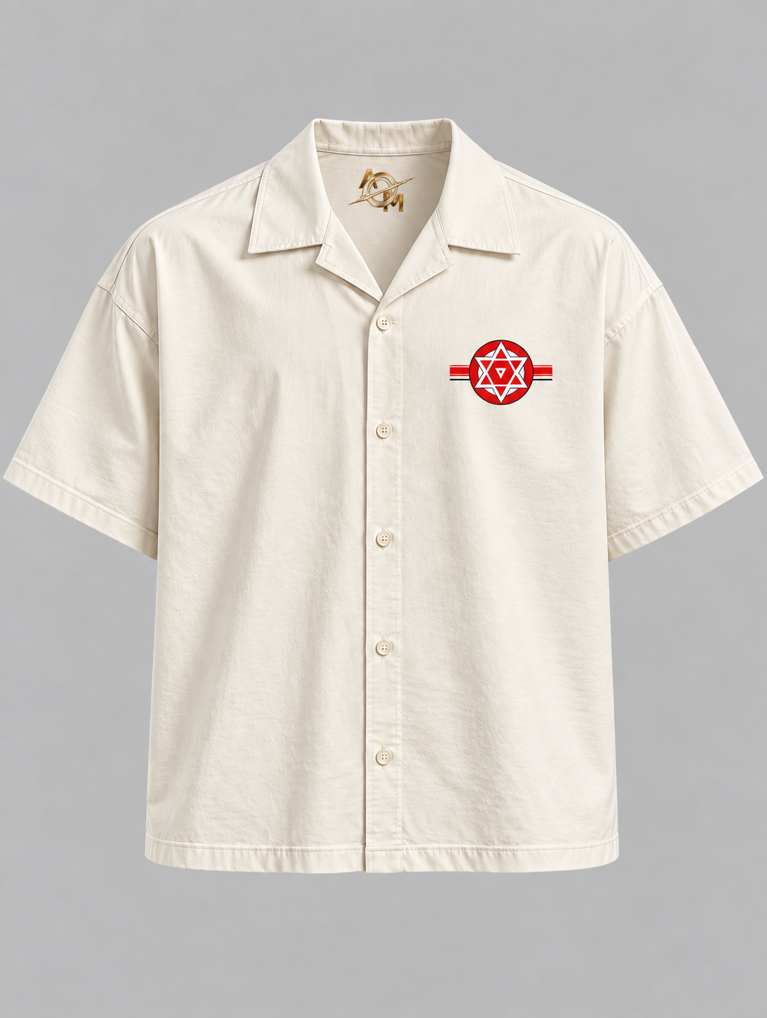 Anthakuminchi Jenasena Boxy Fit Shirt (Off-White)