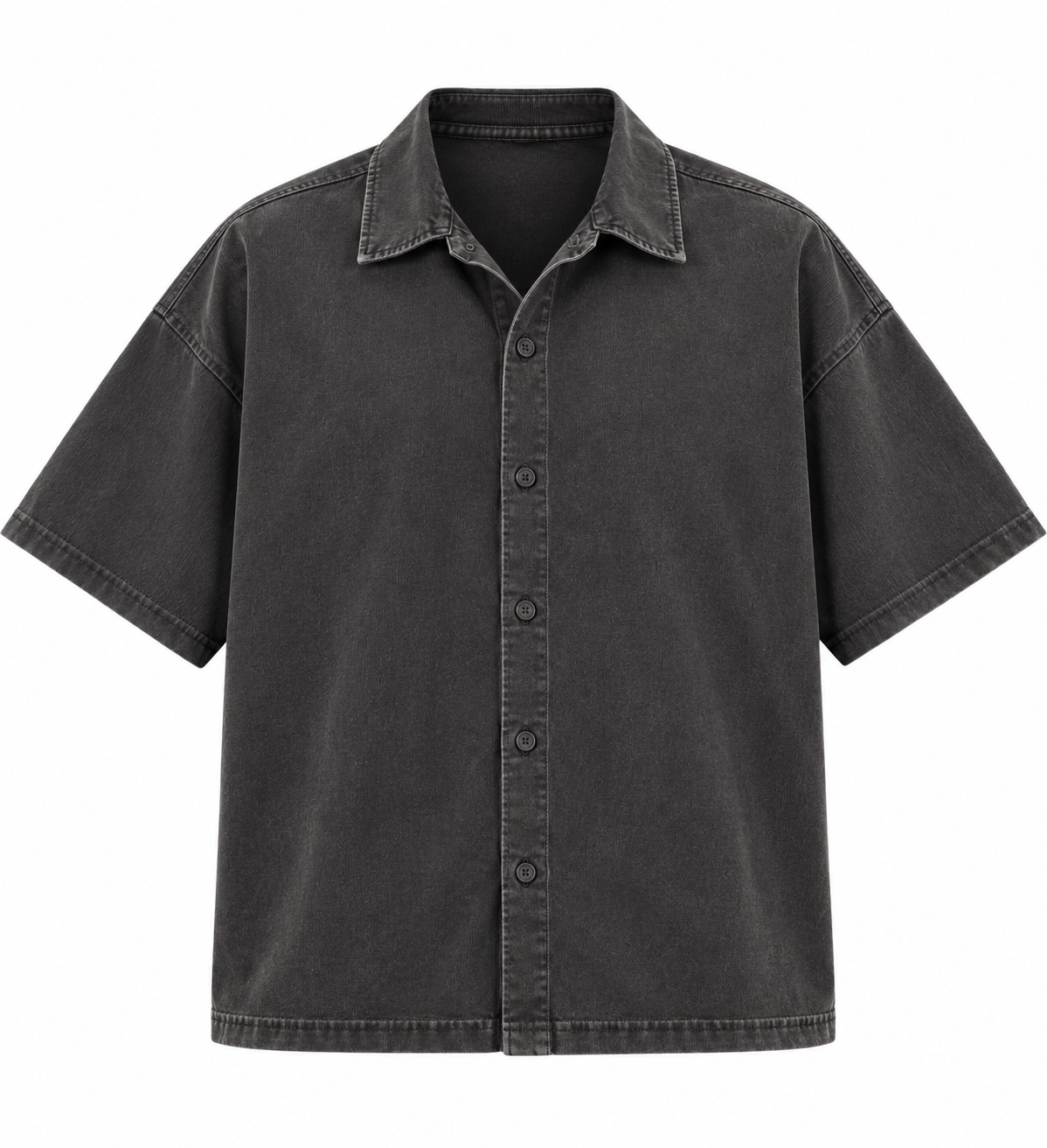 Anthakuminchi Boxy Fit Shirt (Charcoal Grey)