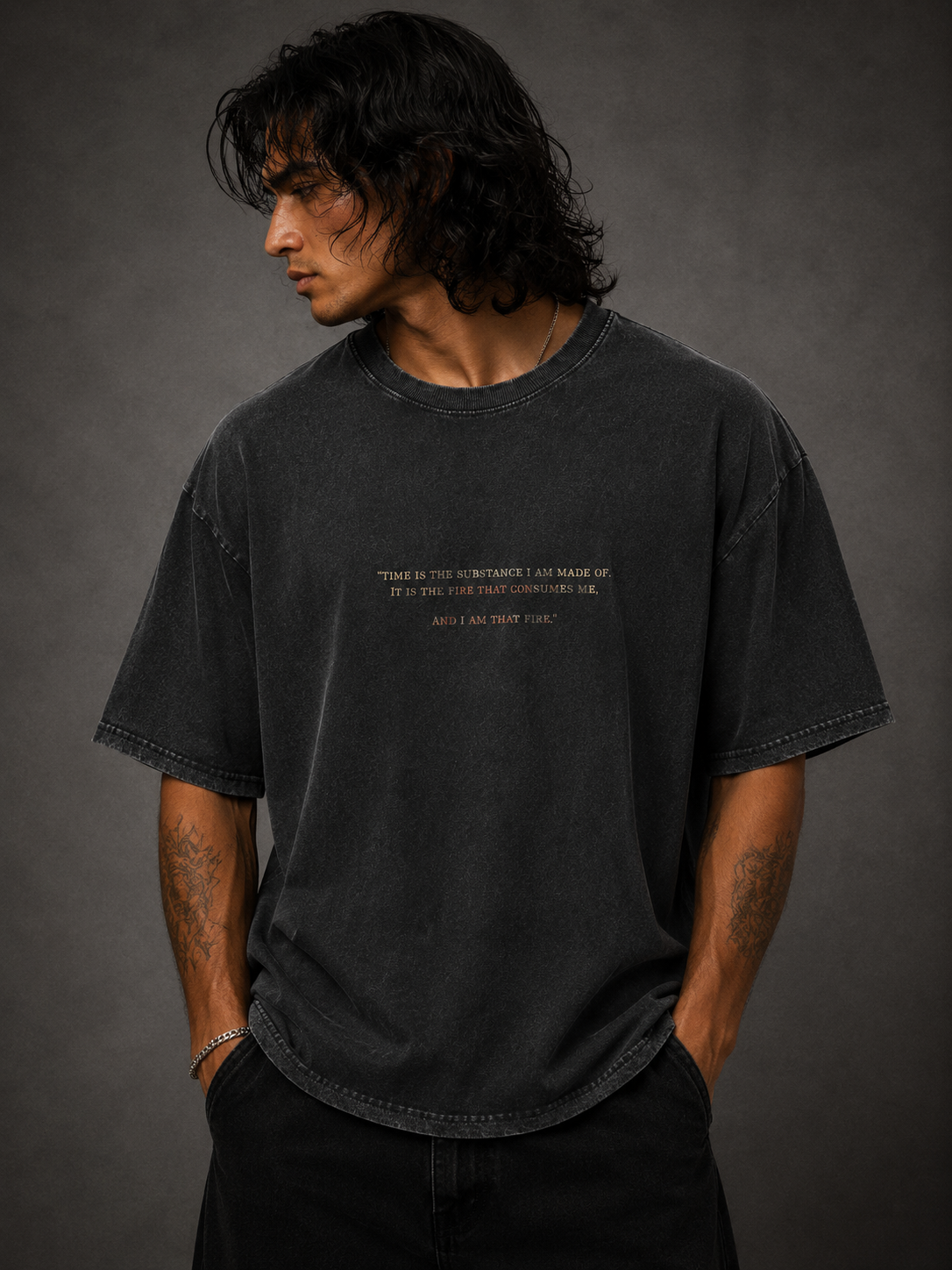 Frequency 000: Transcendence (Vintage fade Oversized Tee)