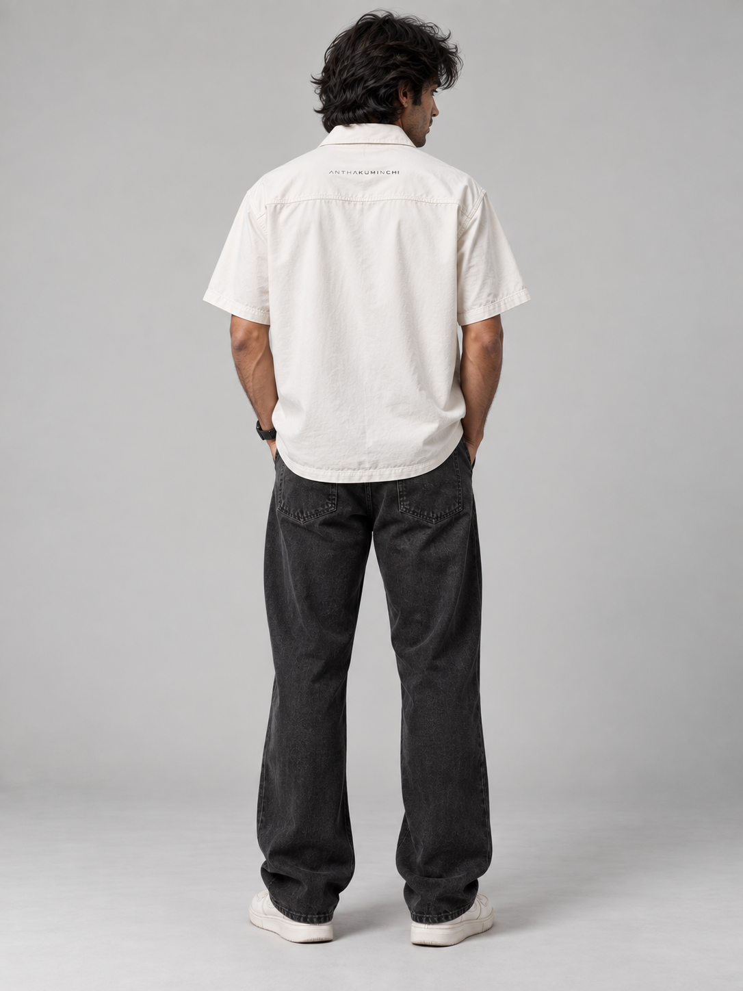 Pegasus Premium Boxy Fit Shirt (White)