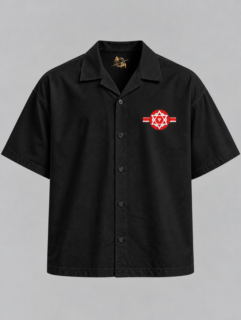 Anthakuminchi Jenasena Boxy Fit Shirt (Black)