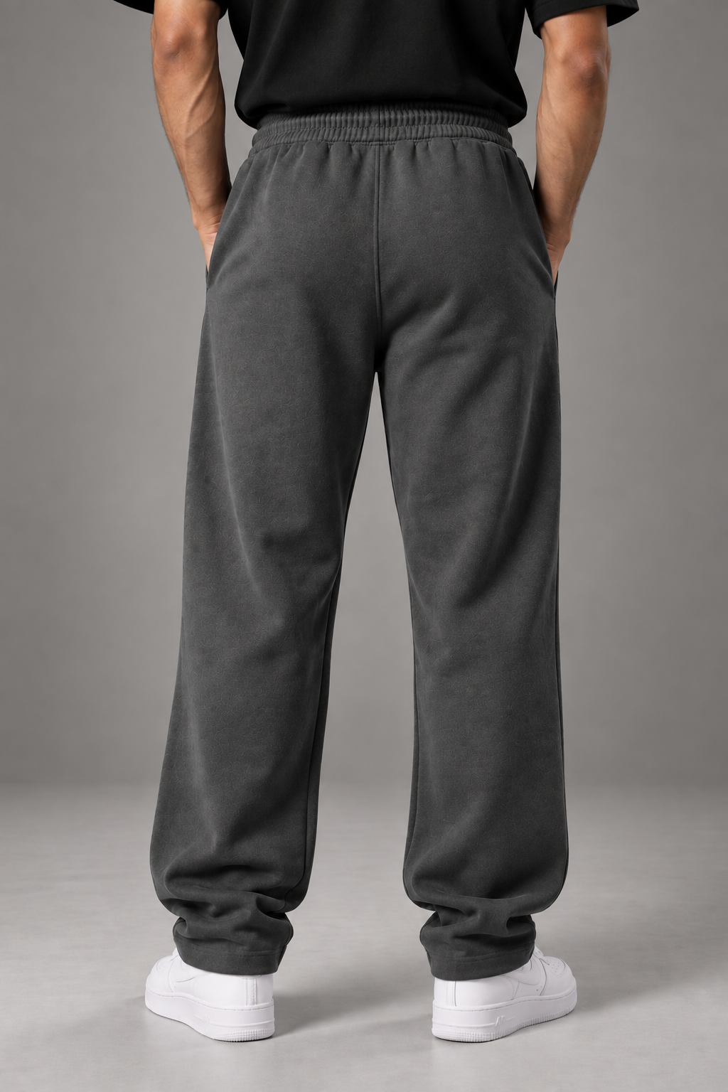 Anthakuminchi Charcoal Grey Sweatpants