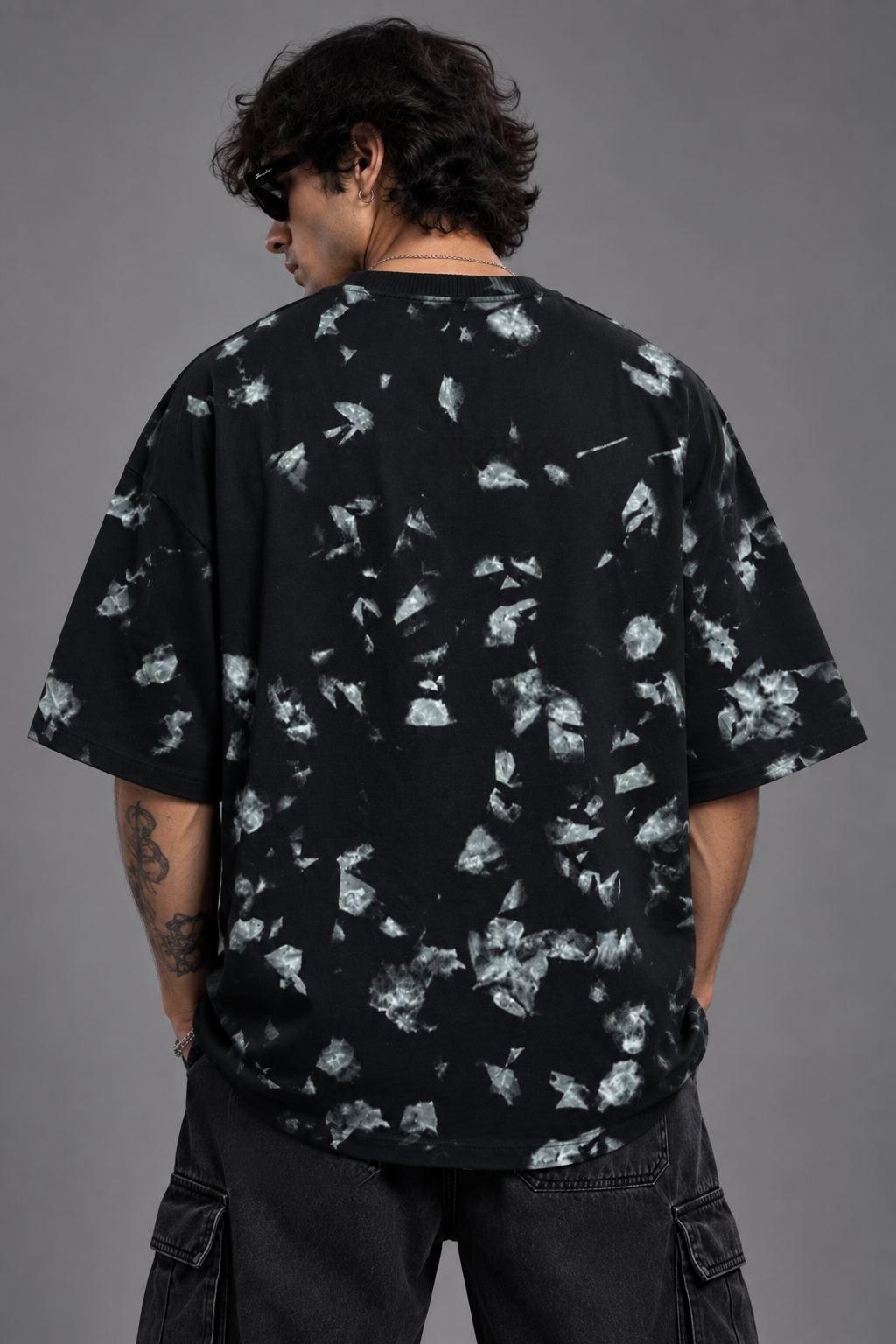 Anthakuminchi Special Acid Wash Oversized Tee (Splatter Wash)