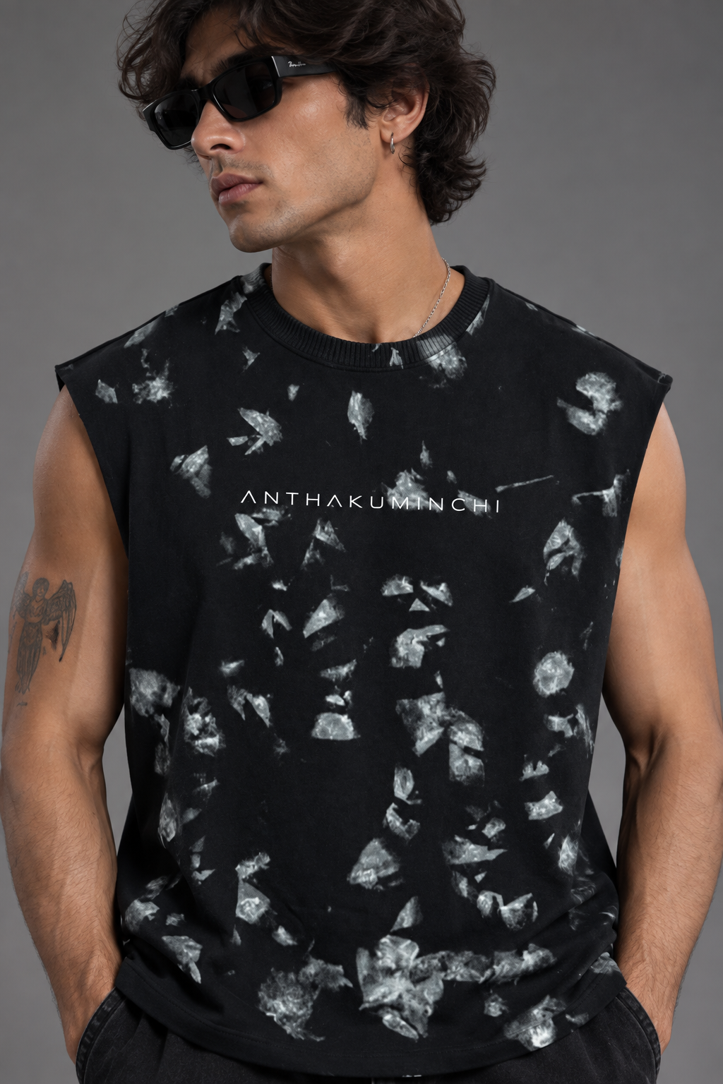Anthakuminchi Special Acid Wash Tank Top (Splatter Wash)