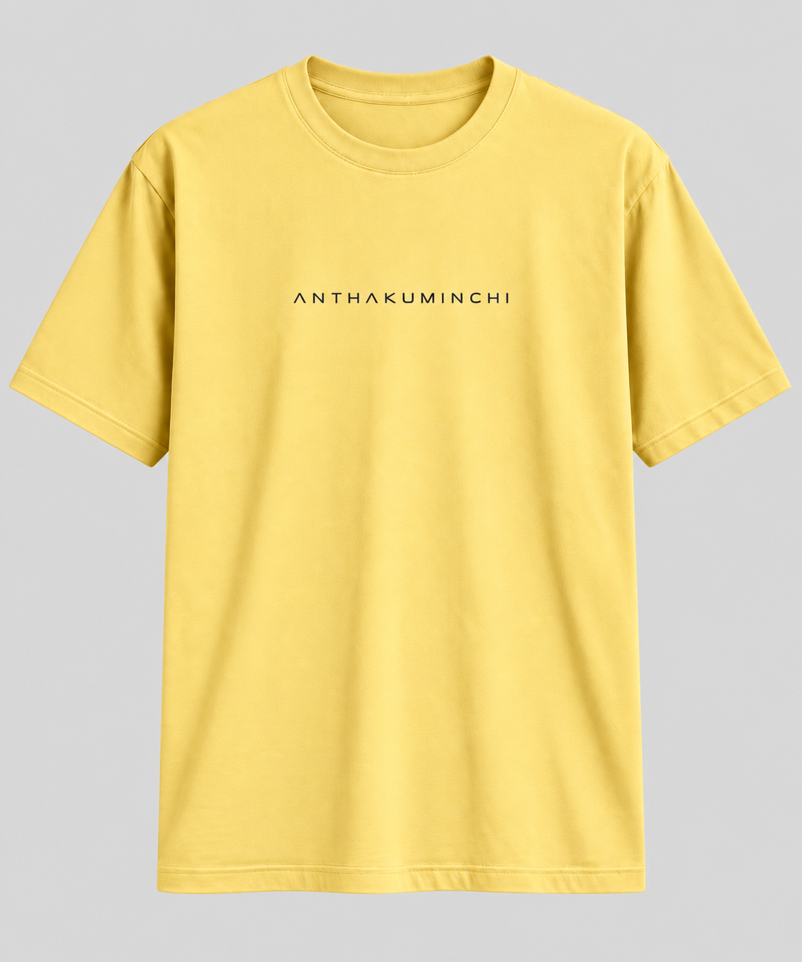 Anthakuminchi Regular Fit Tee (Yellow)