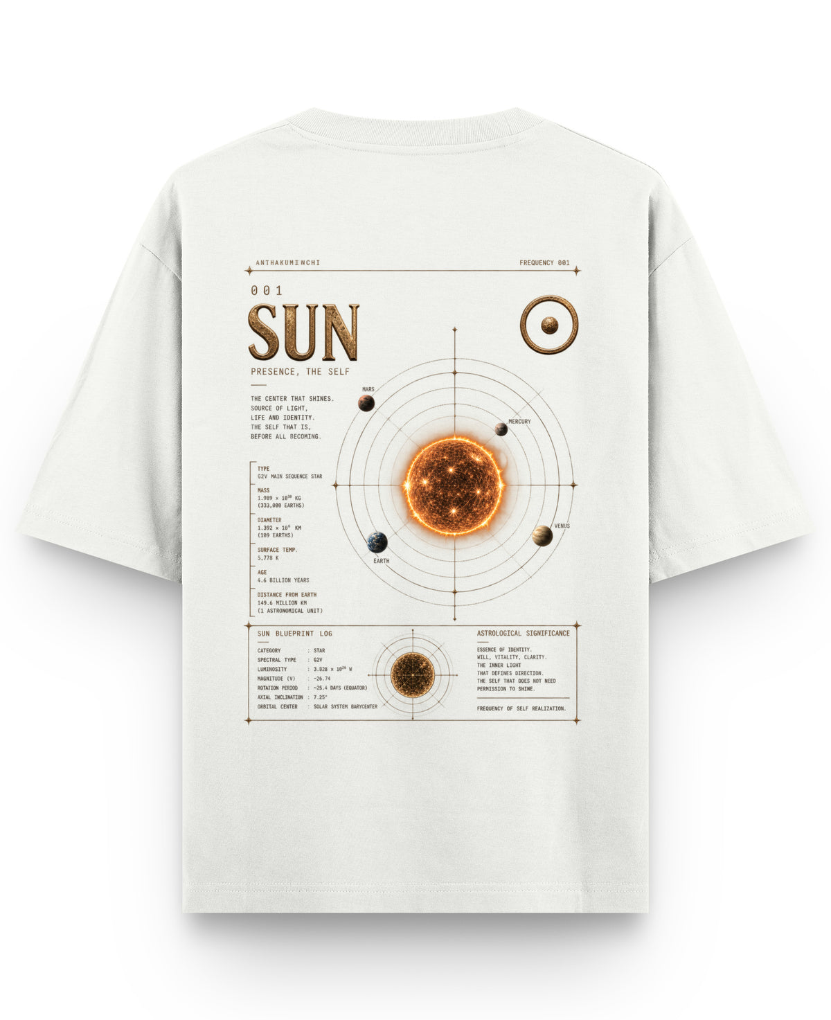 Off White Oversized T-shirt Back Design