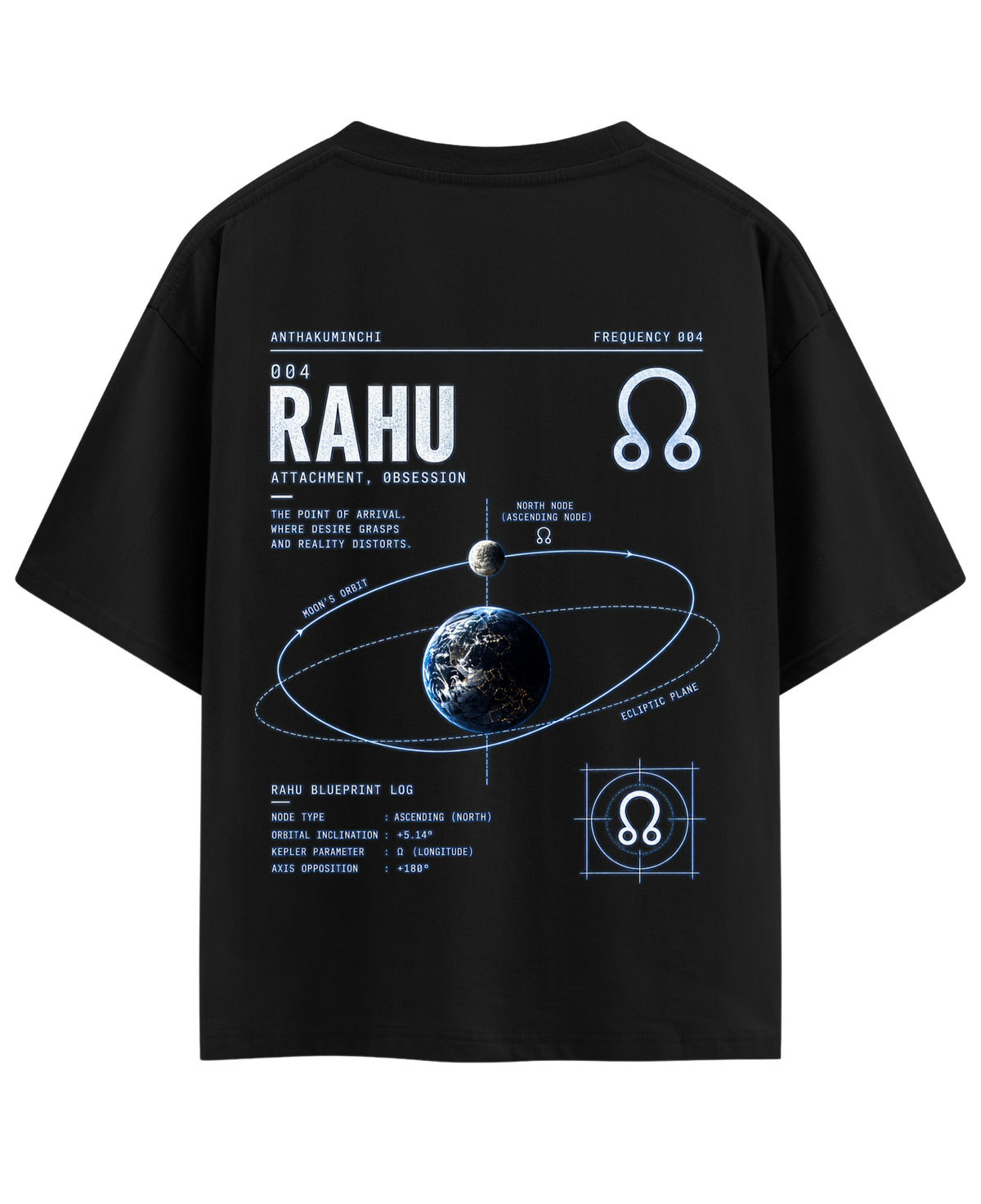 Black Oversized T-shirt Back Design