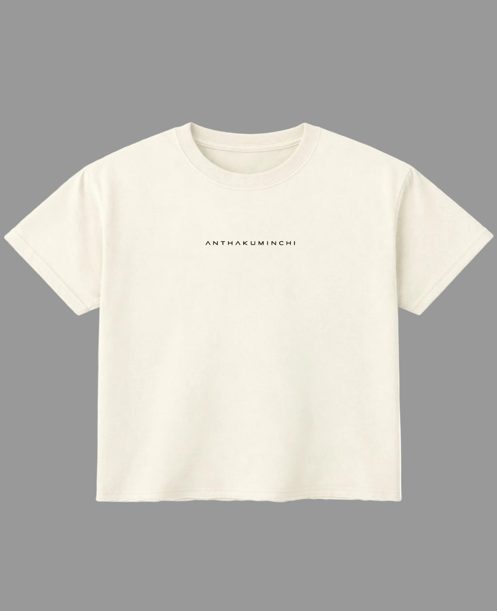 Off White Boxy Fit T-shirt Front Design