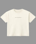 Off White Boxy Fit T-shirt Front Design