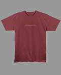 Maroon Regular Fit T-shirt Front Design