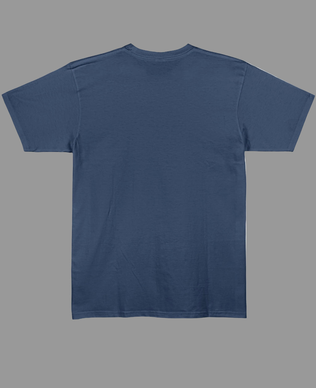 Navy Blue Regular Fit T-shirt Back Design