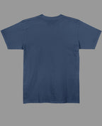 Navy Blue Regular Fit T-shirt Back Design