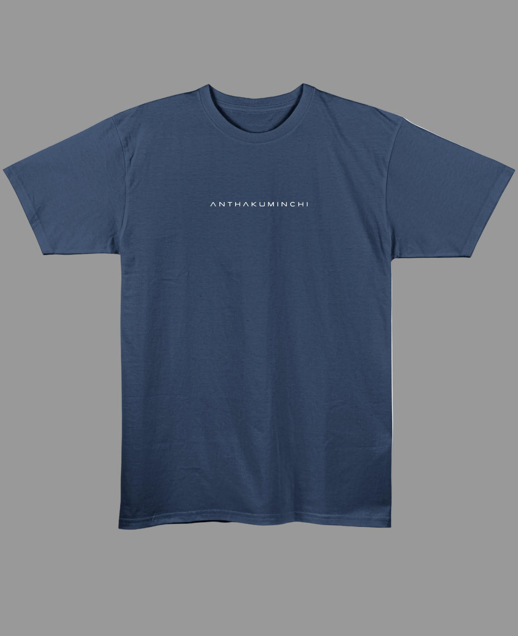 Navy Blue Regular Fit T-shirt Front Design