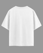White Oversized T-shirt Back Design